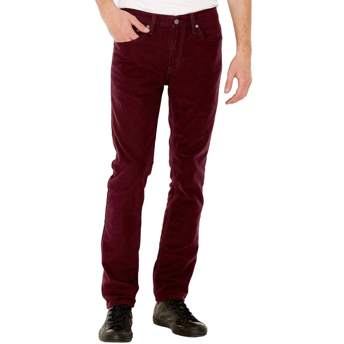 levis 511 burgundy jeans
