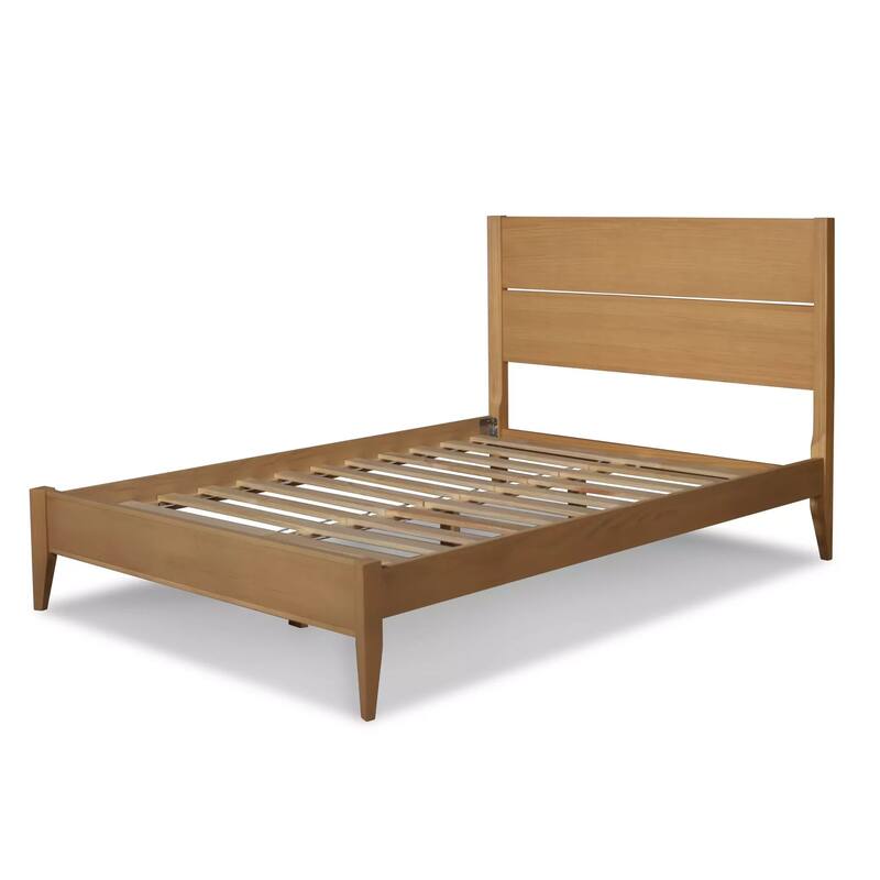 Grain Wood Furniture Mid Century Panel Bed
