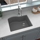 preview thumbnail 8 of 58, Karran Undermount Quartz 24 in. Single Bowl Kitchen Sink Kit