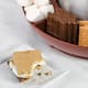 Nostalgia Indoor Electric Stainless Steel S'mores Maker with 4 Lazy Susan Compartment Trays - 4 Trays - 4 Trays