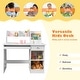 preview thumbnail 8 of 9, Costway Kids Study Desk Children Writing Table with Hutch Drawer - See Details
