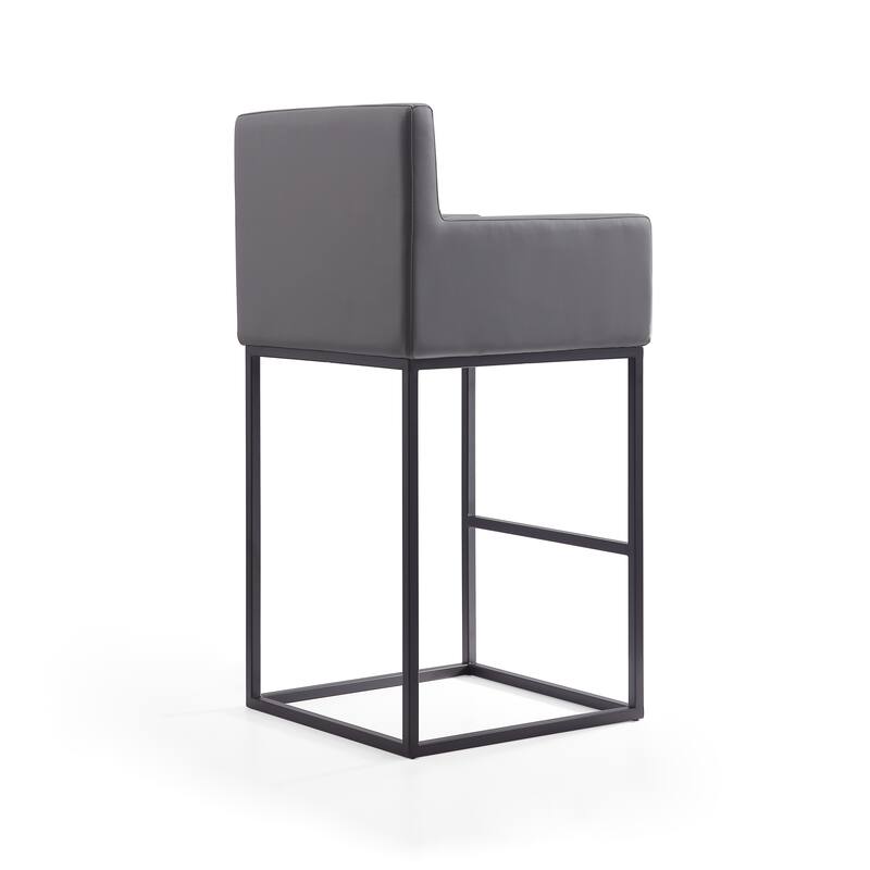 Strick & Bolton Barton Contemporary Leather Bar Stool