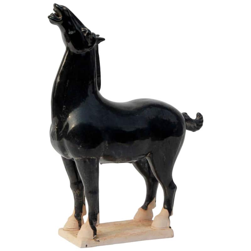 Artissance 20"H Terra Cotta Black Stallion - Small - Black