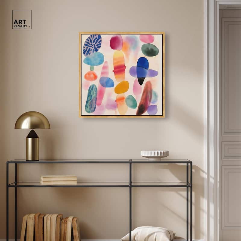 Dissolving Hues Canvas by Art Remedy