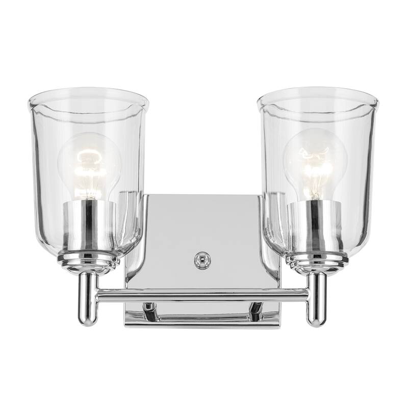 Kichler Lighting Shailene Bathroom Vanity Light with Clear Glass