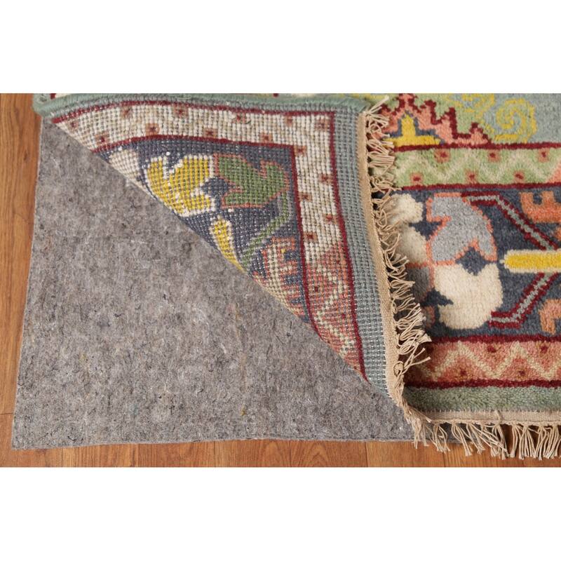 Geometric Heriz Serapi Oriental Area Rug Handmade Wool Carpet - 7'11"x 9'11"