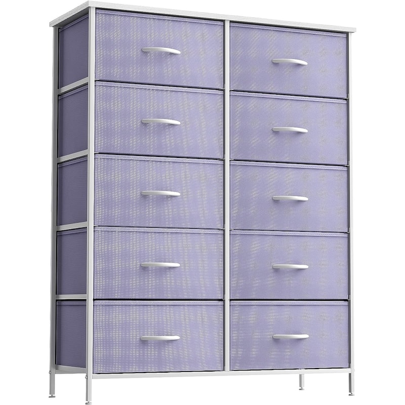 Dressers for Bedroom with 10 Drawers, Chest of Drawers for Bedroom - 10-drawer