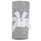preview thumbnail 1 of 2, Gray Knit Blanket