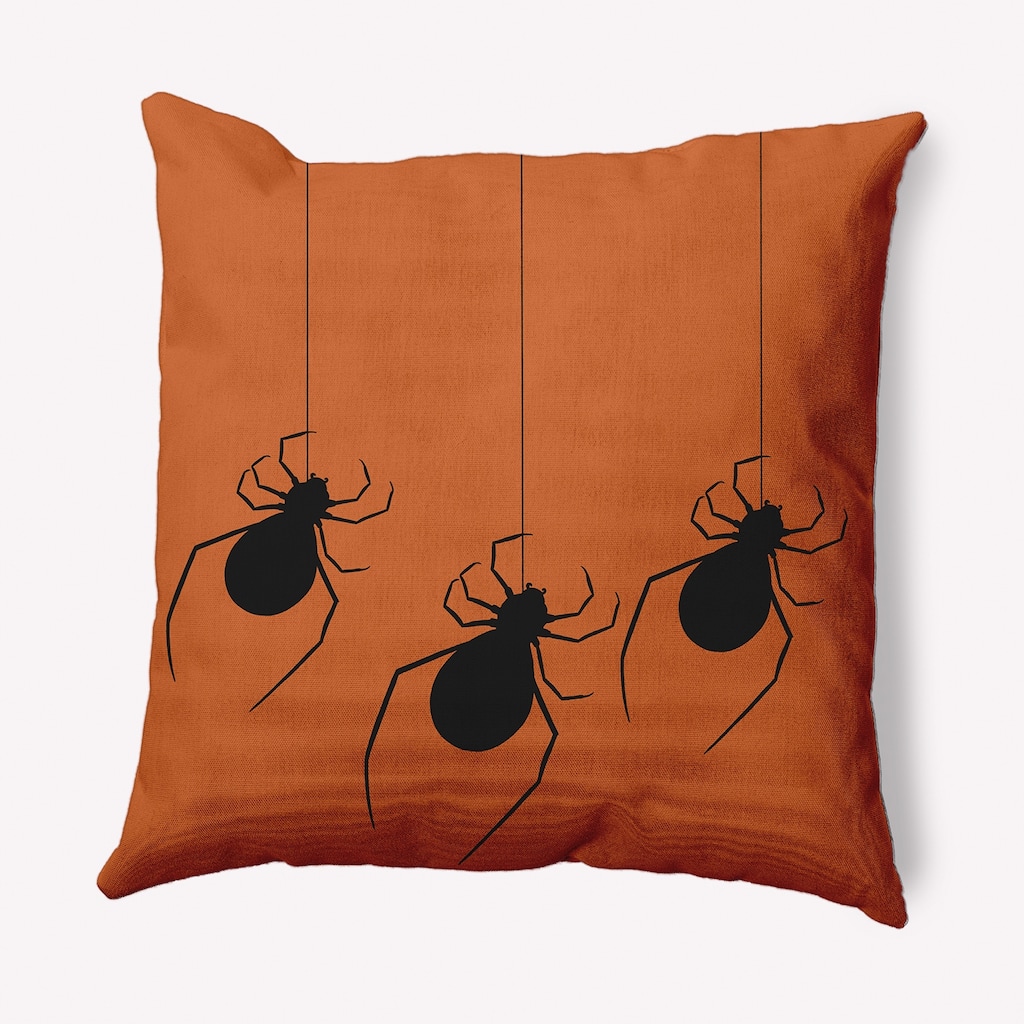 Hanging Spiders Decorative Throw Pillow