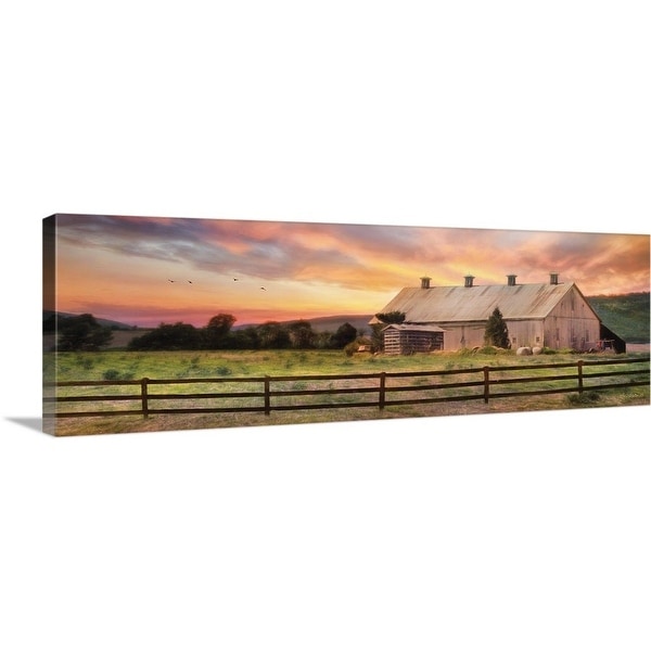 "Sunset in the Valley" Canvas Wall Art