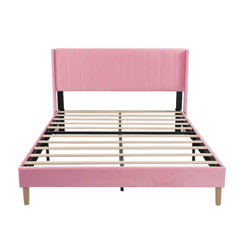 Alazyhome Upholstered Platform Bed Frame