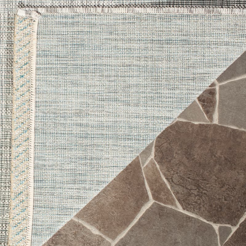 SAFAVIEH Courtyard Consilia Outdoor Waterproof Patio Backyard Rug