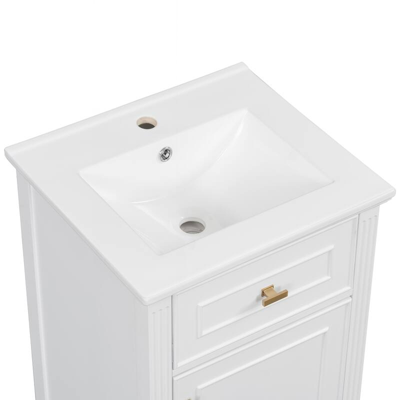 Modern Bathroom Vanity with Functional Storage and Stylish Design