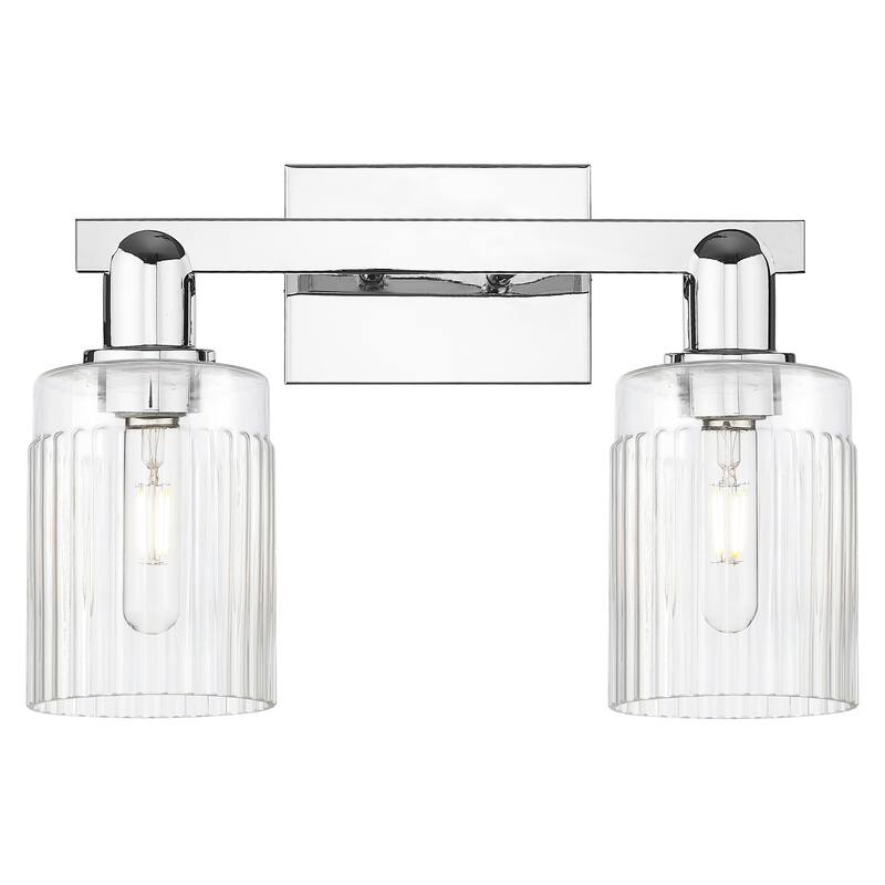 Innovations Lighting Endless Possibilities Arcadia - Hadley - 2 Light 16" Bath Vanity Light - Clear/Polished Chrome