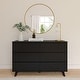 preview thumbnail 29 of 43, Plank and Beam Scandinavian 6-Drawer Dresser Black