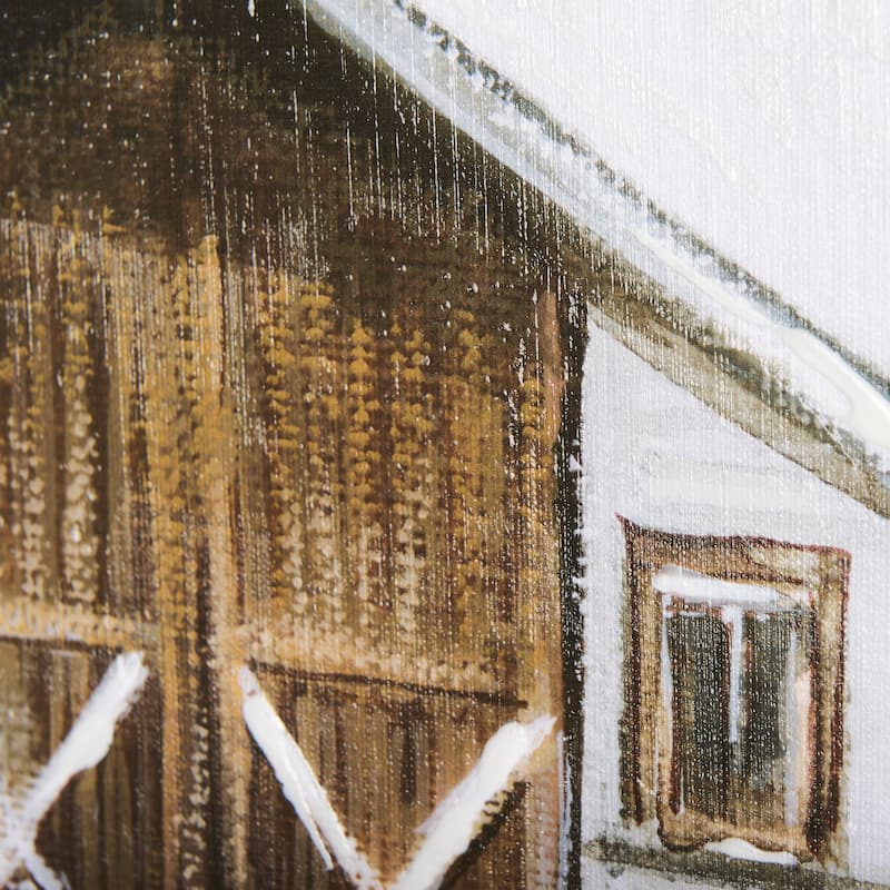 Old Barn II (40 x 50) Canvas Art Print