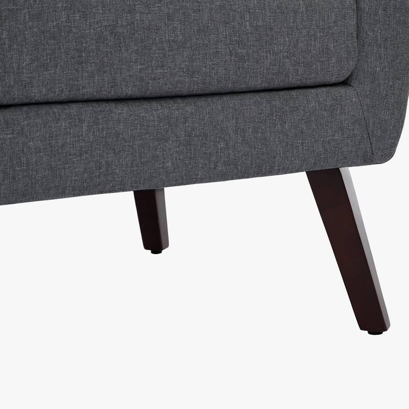 Upholstered Armchair with Wide Back Accent Chair