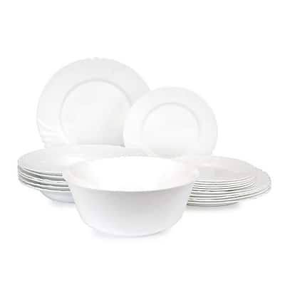 Luminarc Cadix 19 Piece. Dinnerware Set for 6