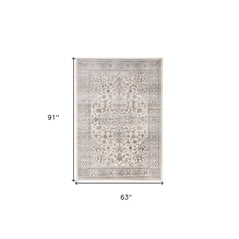 Guyoy Stain Resistant Woven Area Rug By HomeRoots