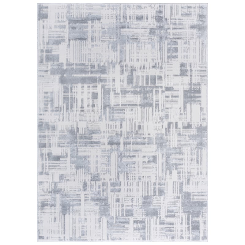 SAFAVIEH Saylor Ondina Modern Contemporary Rug - 4' x 6' - Ivory/Light Grey