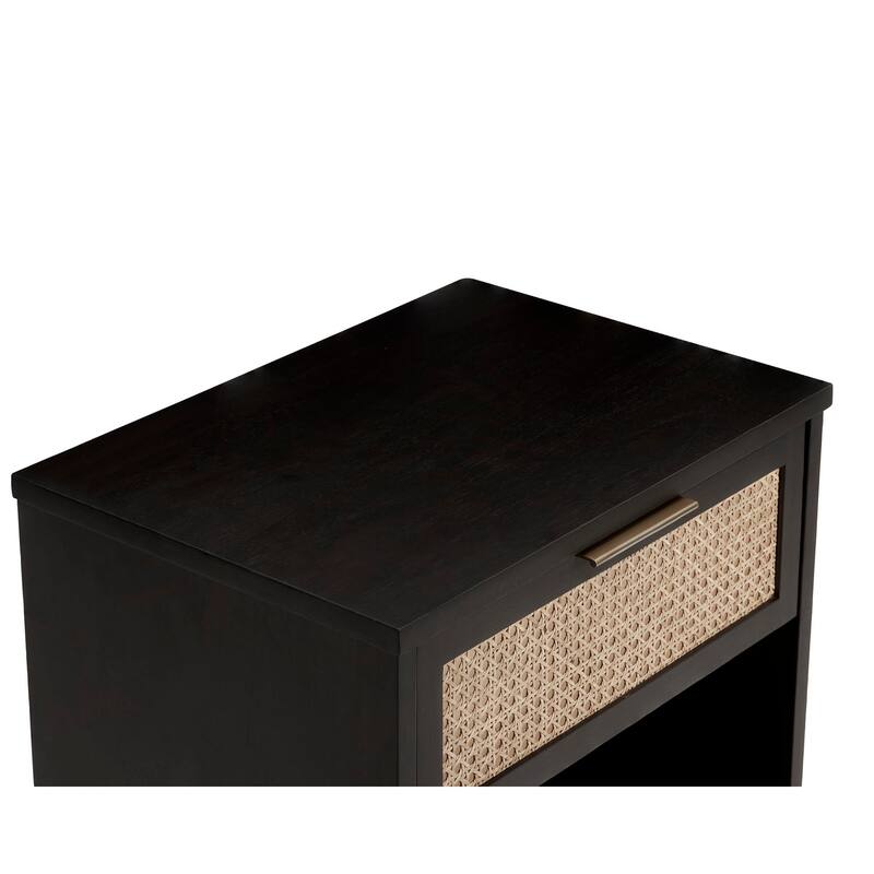 NPD Furniture Caine Rattan Nightstand