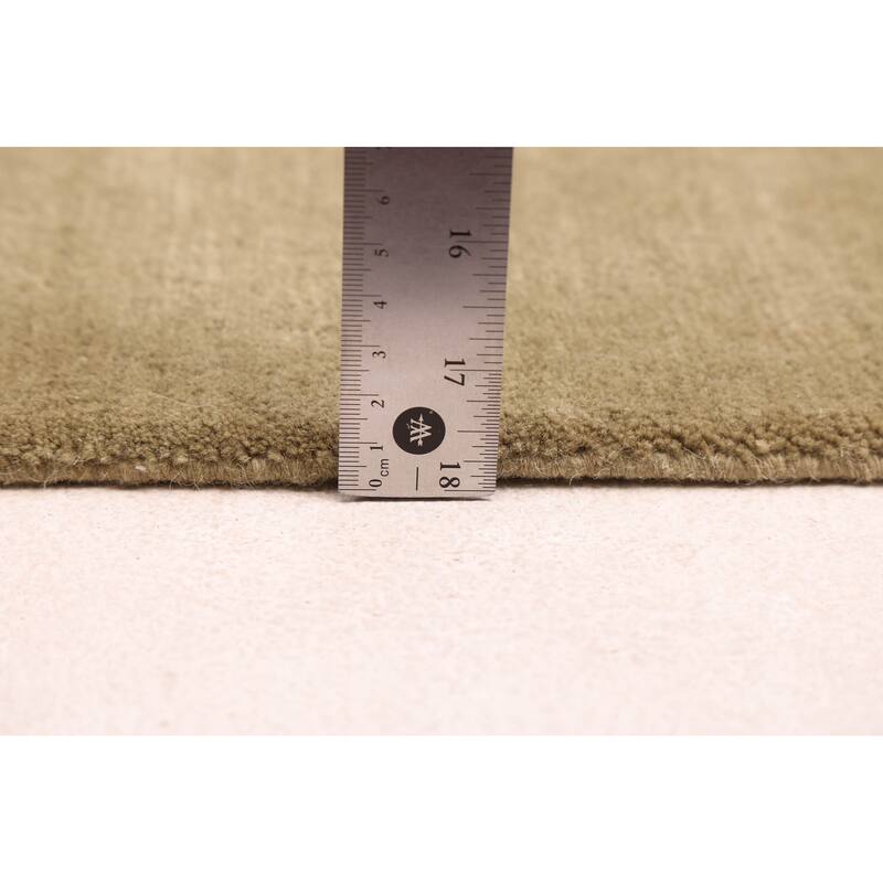 ECARPETGALLERY Hand-knotted Opulence Olive Silk, Wool Rug - 8'0 x 9'10