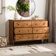 preview thumbnail 15 of 39, Middlebrook Bullrushes 6-drawer Solid Wood Dresser