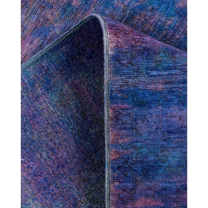Vibrance, One-of-a-Kind Hand-Knotted Runner Rug - Multi, 3' 2" x 11' 10" - 3' 2" x 11' 10"