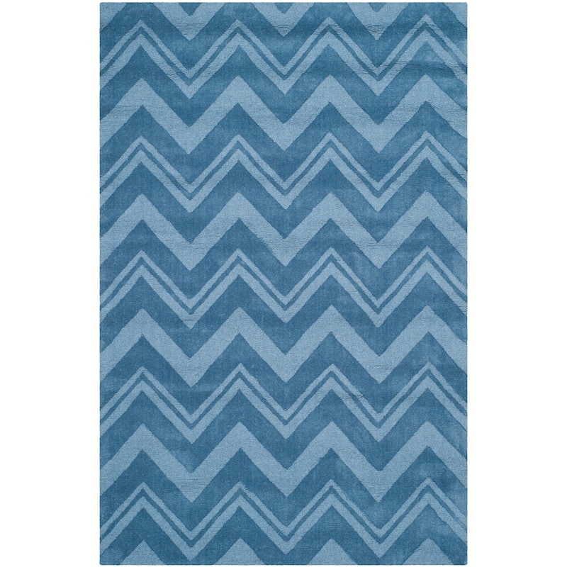 SAFAVIEH Handmade Impressions Frouwe Modern Wool Rug