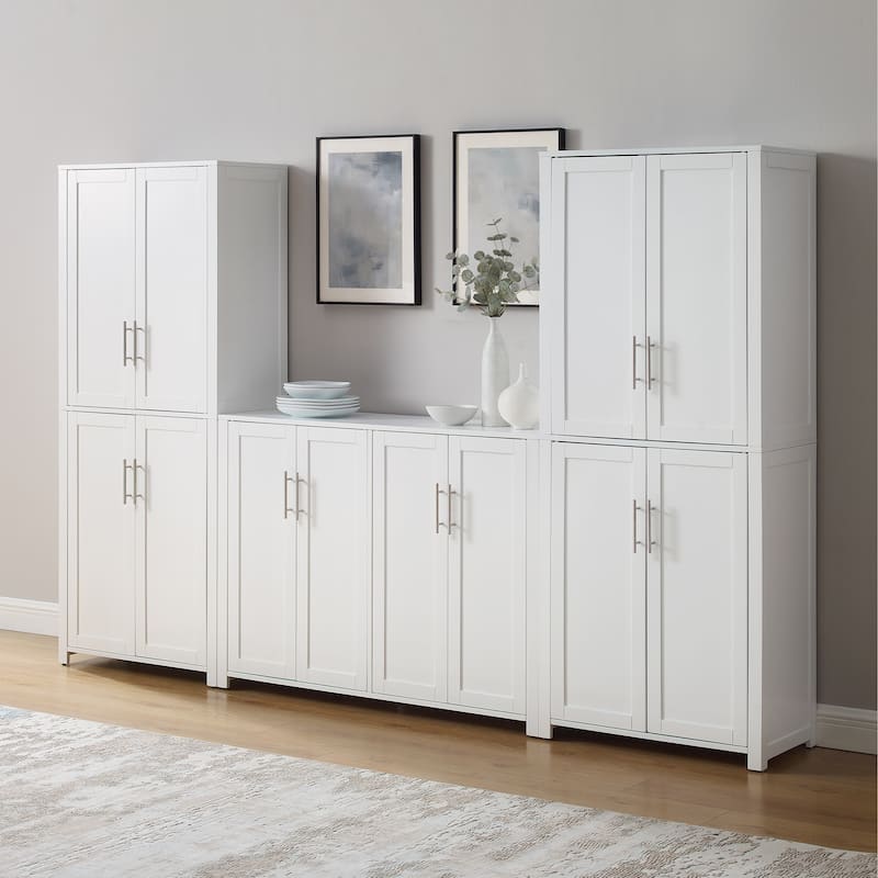 Crosley Savannah 3-Piece Sideboard And Pantry Set