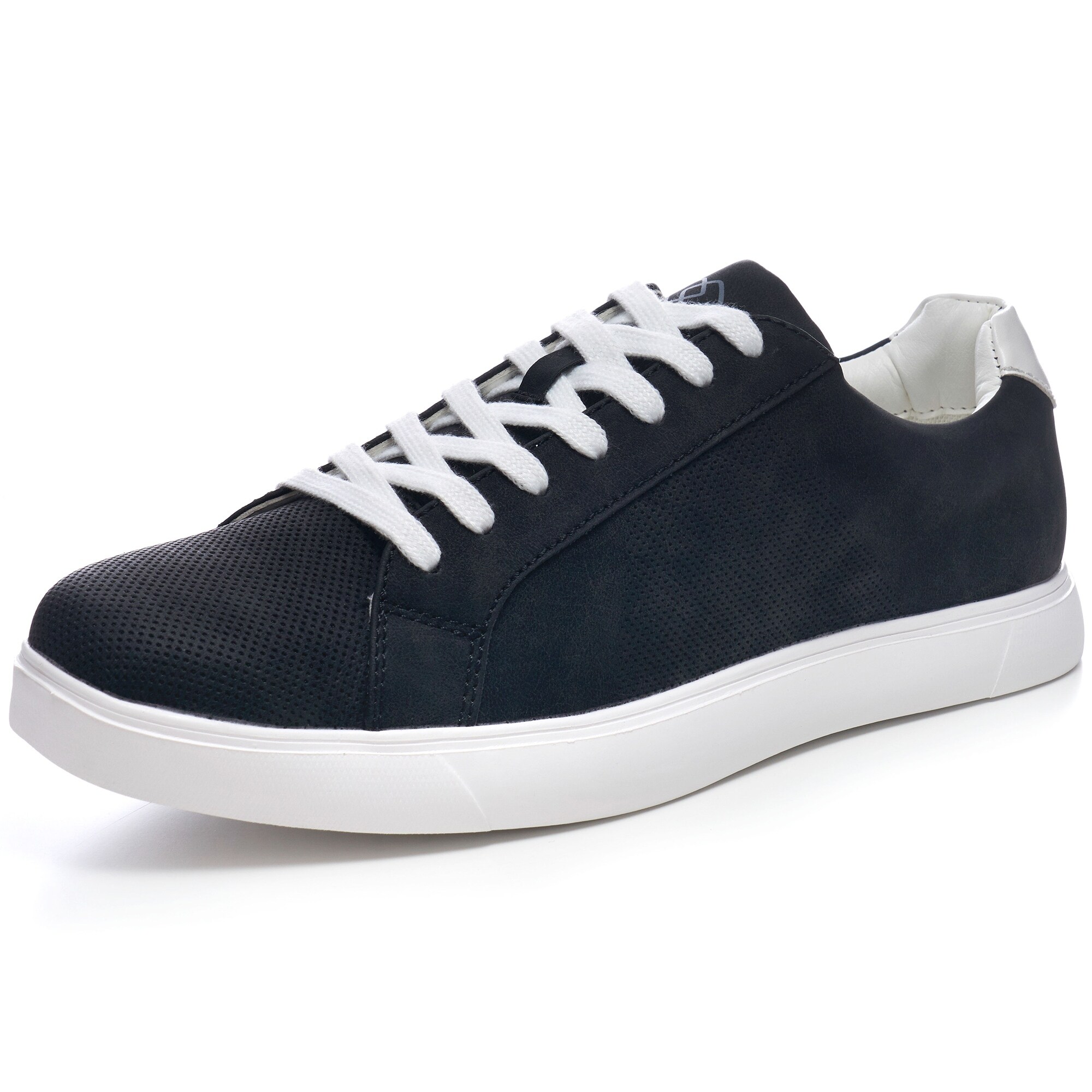 Shop Alpine Swiss Ben Mens Perforated Low Top Sneakers Overstock