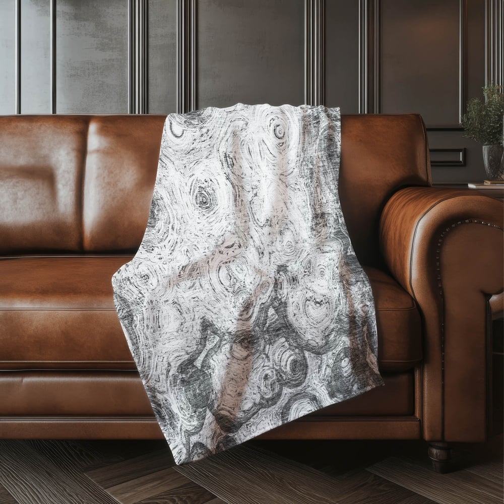 Premium Machine Washable Casual Contemporary Sherpa Throw Blanket