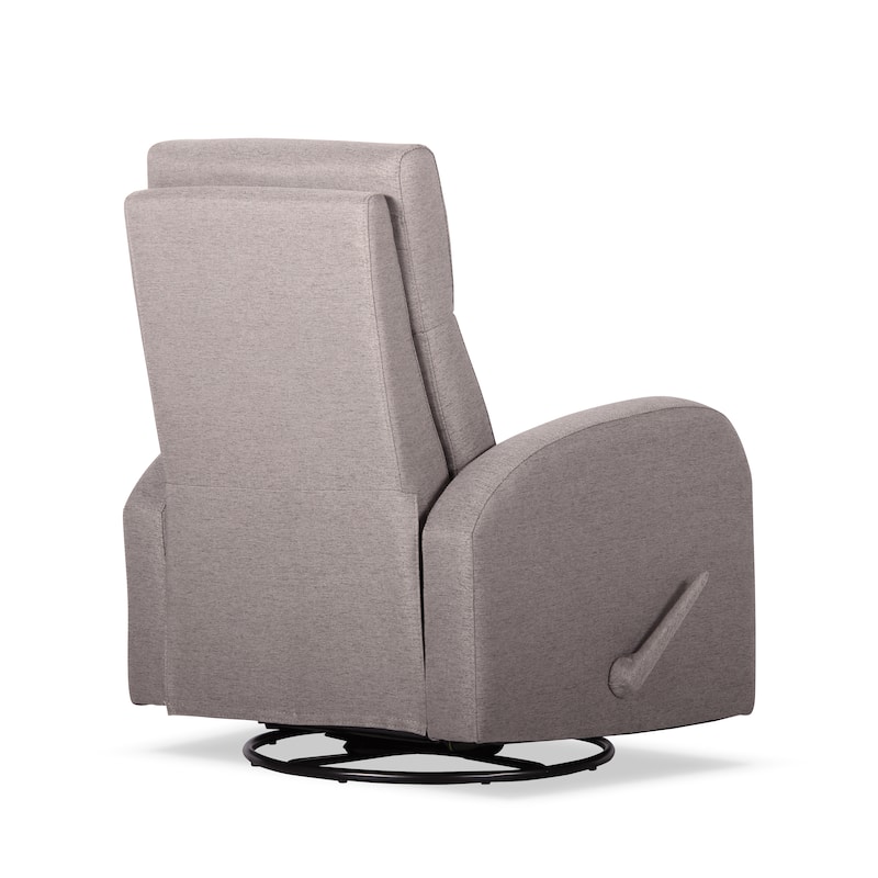 360 Degrees Swivel Manual Recliner w/Handle Glider Sofa Recliners Home