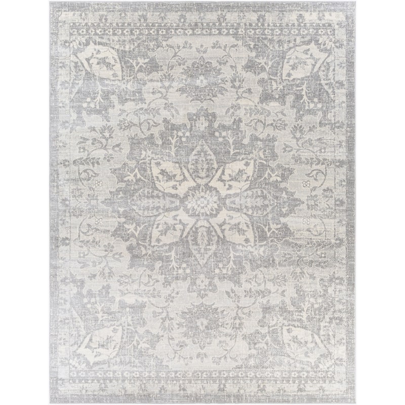 Livabliss Traditional Monaco Medallion Area Rug