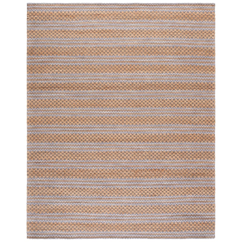 Martha Stewart by SAFAVIEH Handmade Tulia Jute Rug - 9' x 12' - Natural/Grey