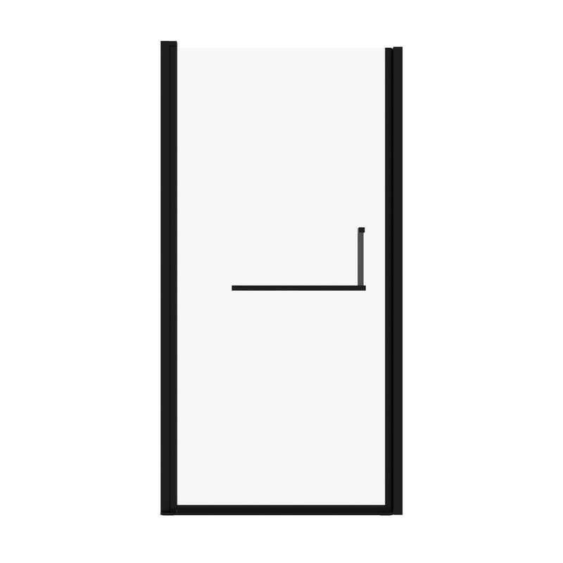 GDFStudio - Langford Semi-Frameless Pivot Shower Door with Tempered Glass Adjustable Width