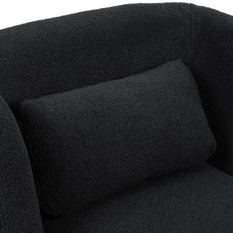 2Set 360°Swivel Barrel Chair with Cushion