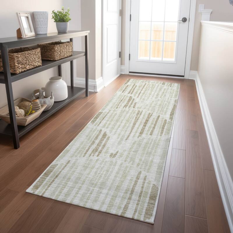 Premium Washable Super Soft Modern Ombre Mayfield Rug - Ivory - 2' 3" x 7' 6" - Runner