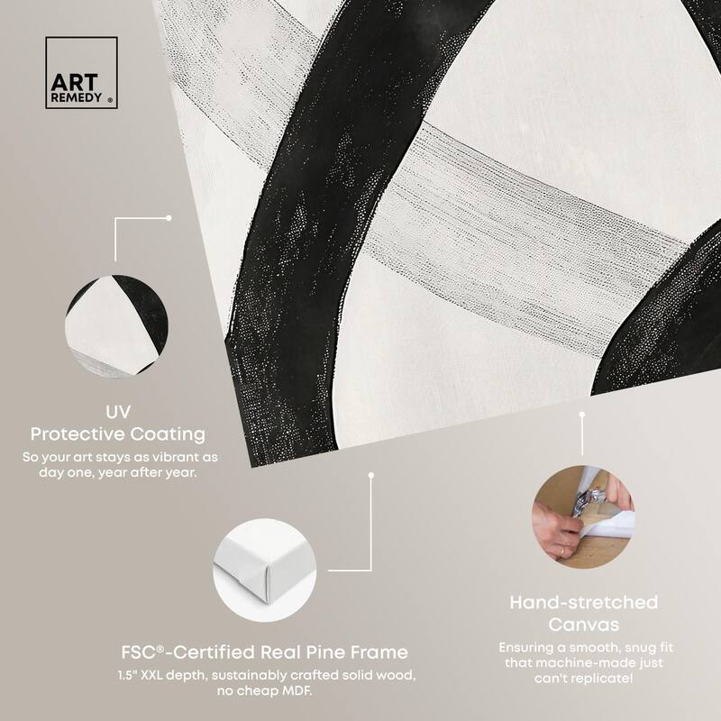 Infinite Loop II Canvas Set of 2 by Art Remedy, Gallery Wrapped