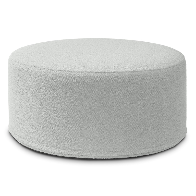 Jaxx Candler Round Couch Ottoman Large Coffee Table & Foot Rest