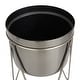 preview thumbnail 11 of 19, CosmoLiving by Cosmopolitan Metal Modern Planter (Set of 2) - S/2 7", 7"W