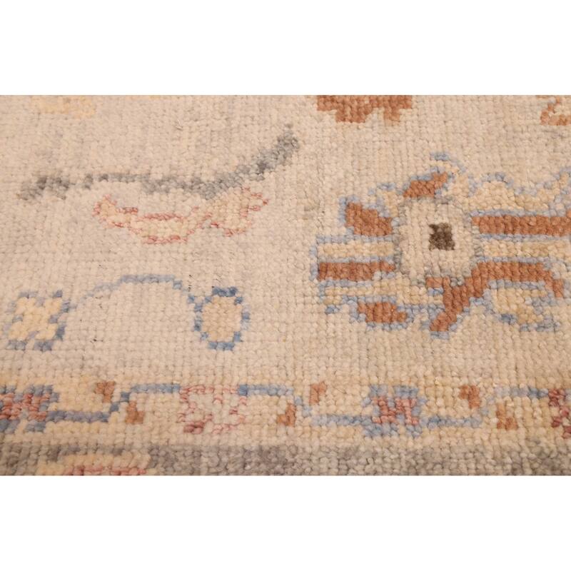 ECARPETGALLERY Hand-knotted Jules Serapi Light Grey Wool Rug - 8'0 x 9'11