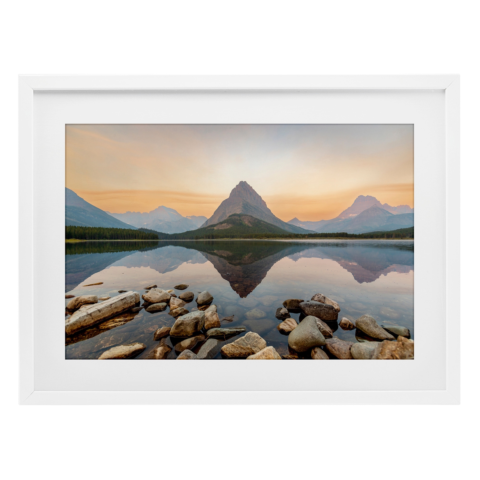 Stupell National Park Central Mountain Under Glass Framed Design By Jeff Poe Photography