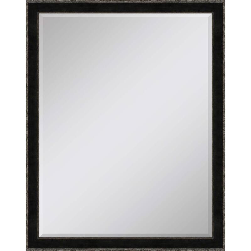 HomeRoots 44" Dark Brown Wood Accent Mirror - 34.00 in. x 44.00 in. x 2.00 in.