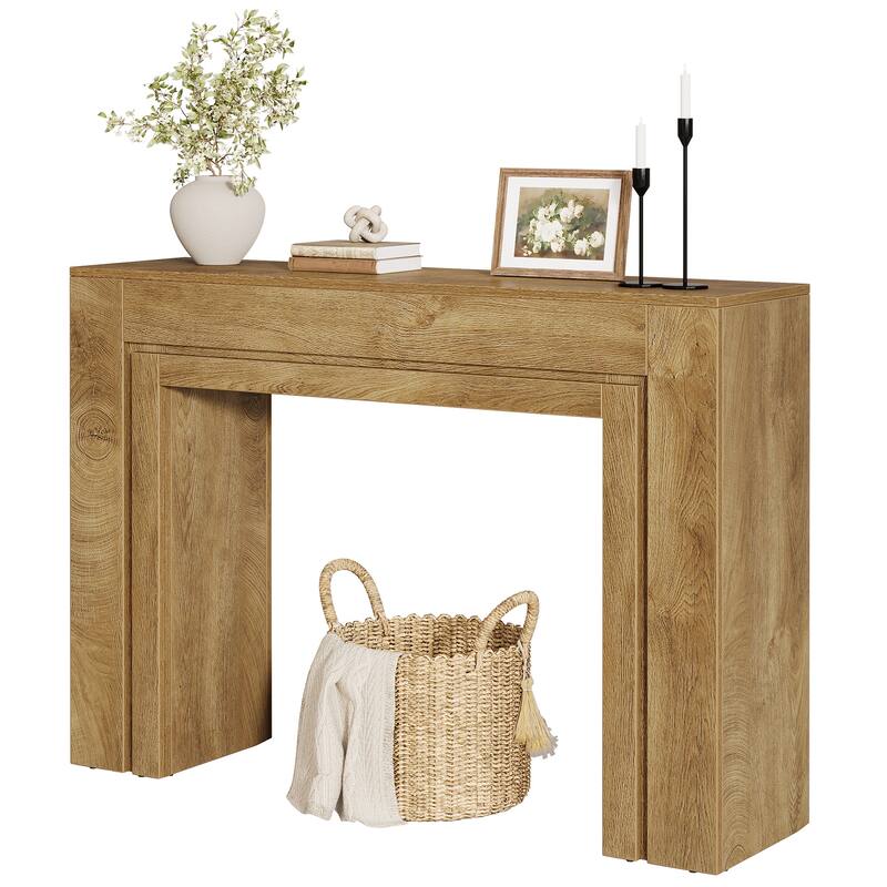 41.3-Inch Entryway Table, Rectangular Console Table, Modern Hallway Accent Table