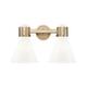 Option Gloss White / Brushed Brass