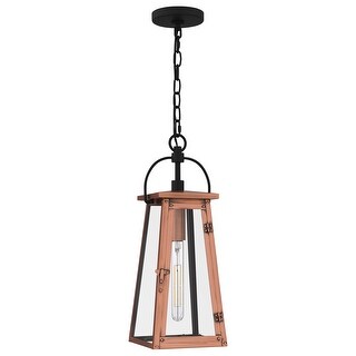 Carolina 1-Light Aged Copper Mini Pendant Light