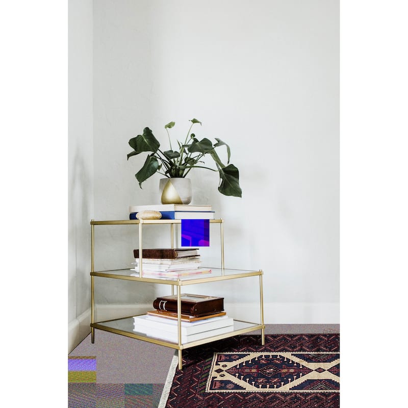 ECARPETGALLERY Hand-knotted Baluch Cream, Red Wool Rug - 3'3 x 5'11