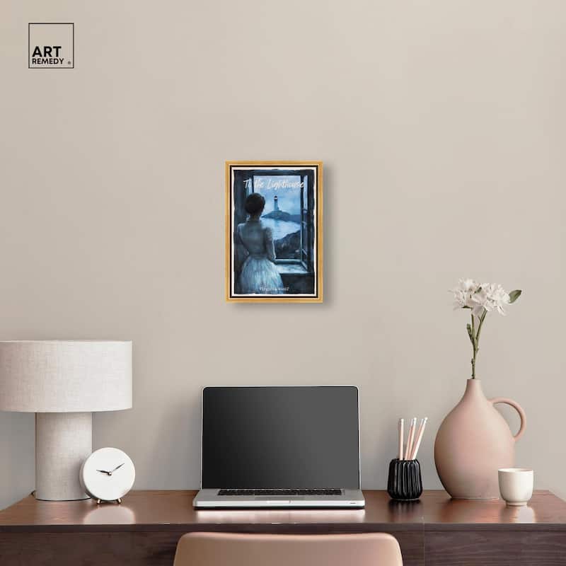 To the Lighthouse Canvas by Art Remedy