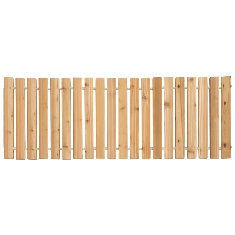 Red Cedar Roll-Up Walkway